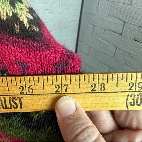 Tiara vintage cardigan Nordic Knit Zip Up Cardigan Sweater 90’s Y2K cottage core - Picture 8 of 9